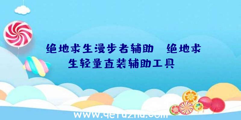 「绝地求生漫步者辅助」|绝地求生轻量直装辅助工具